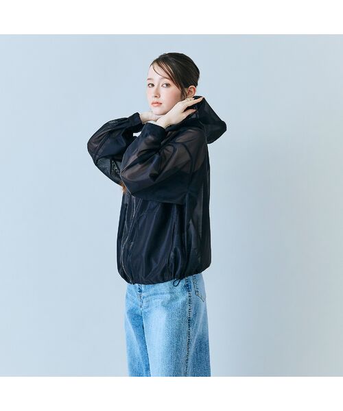 Rose Tiara / ローズティアラ ブルゾン | シアーメッシュジップアップブルゾン | 詳細9