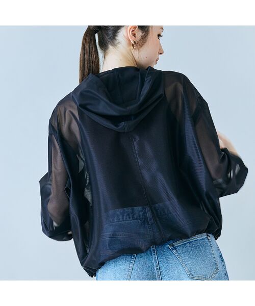 Rose Tiara / ローズティアラ ブルゾン | シアーメッシュジップアップブルゾン | 詳細10