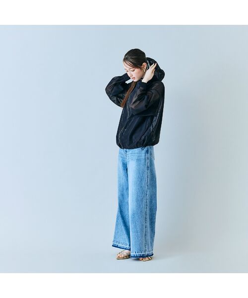 Rose Tiara / ローズティアラ ブルゾン | シアーメッシュジップアップブルゾン | 詳細12