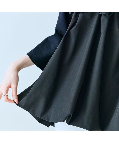 Rose Tiara / ローズティアラ カットソー | リボンモチーフ付き異素材カットソー | 詳細15