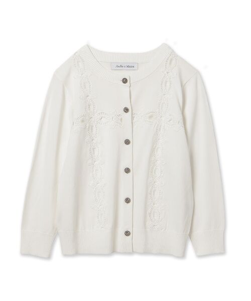 Rose Tiara / ローズティアラ ニット・セーター | クロスレースカーディガン | 詳細15