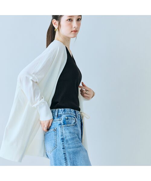 Rose Tiara / ローズティアラ ニット・セーター | ライトシアーカーディガン | 詳細4