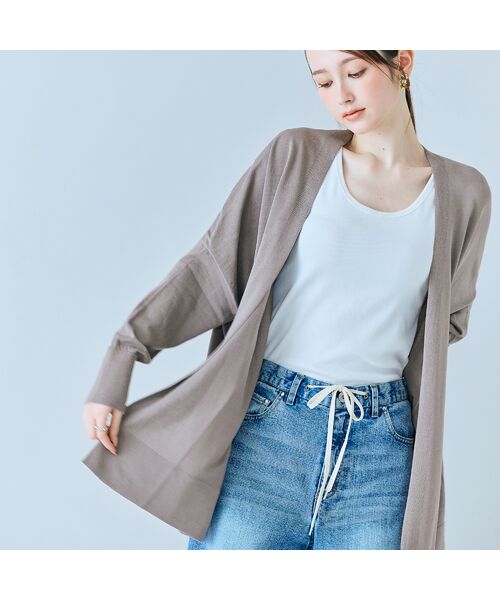 Rose Tiara / ローズティアラ ニット・セーター | ライトシアーカーディガン | 詳細8