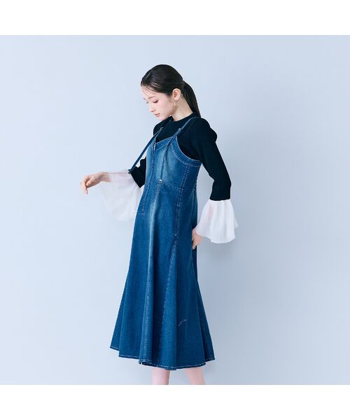 Rose Tiara / ローズティアラ ニット・セーター | 袖口シアーラッフルリブニット | 詳細10