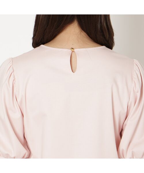 Rose Tiara / ローズティアラ カットソー | 【大人気シリーズ】【接触冷感/綿100%】ドットチュールフラワーカットソー | 詳細15