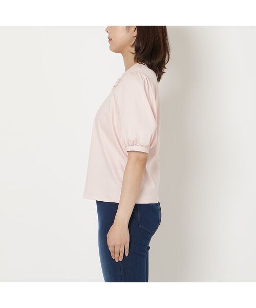 Rose Tiara / ローズティアラ カットソー | 【大人気シリーズ】【接触冷感/綿100%】ドットチュールフラワーカットソー | 詳細9