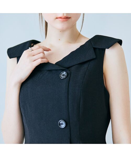 Rose Tiara / ローズティアラ ミニ丈・ひざ丈ワンピース | 【モデル美香×Audie a Muses】ラップ風デザインワンピース | 詳細21