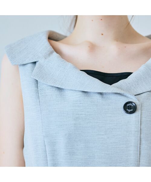 Rose Tiara / ローズティアラ ミニ丈・ひざ丈ワンピース | 【モデル美香×Audie a Muses】ラップ風デザインワンピース | 詳細15