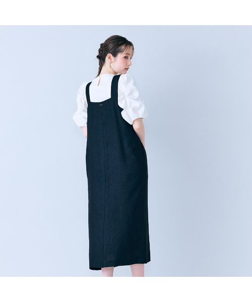 Rose Tiara / ローズティアラ ミニ丈・ひざ丈ワンピース | 前ファスナージャンパードレス | 詳細13