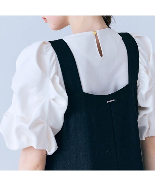 Rose Tiara / ローズティアラ ミニ丈・ひざ丈ワンピース | 前ファスナージャンパードレス | 詳細15