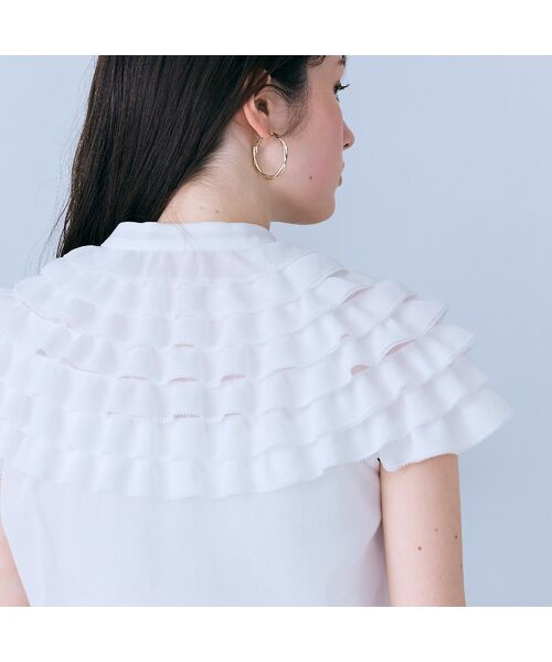 Rose Tiara / ローズティアラ シャツ・ブラウス | フリルギャザーショルダーブラウス | 詳細1