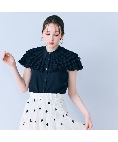 Rose Tiara / ローズティアラ シャツ・ブラウス | フリルギャザーショルダーブラウス | 詳細5