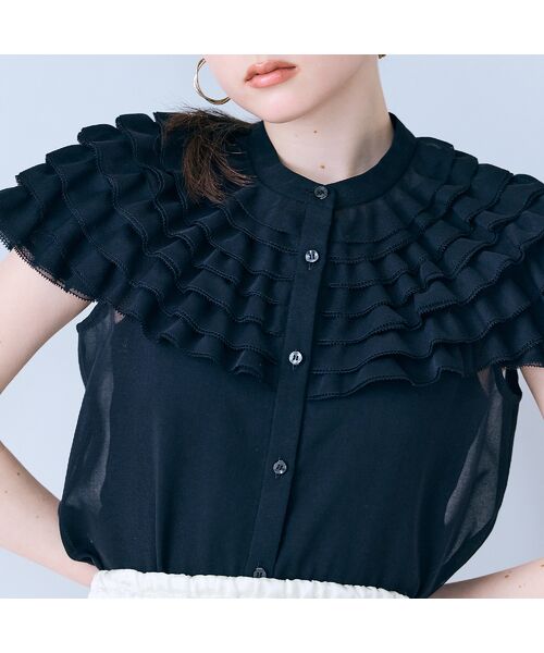 Rose Tiara / ローズティアラ シャツ・ブラウス | フリルギャザーショルダーブラウス | 詳細6