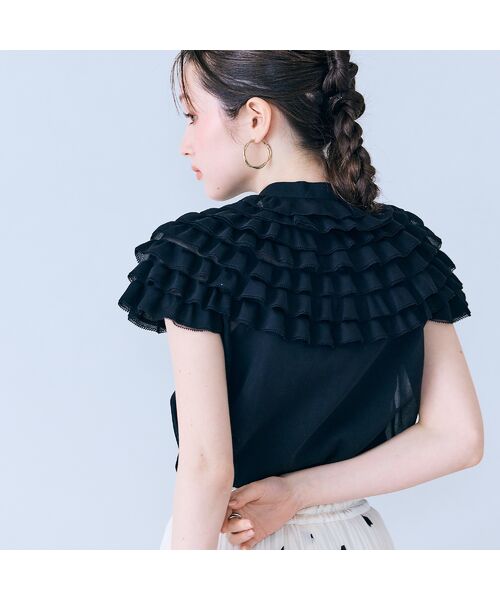 Rose Tiara / ローズティアラ シャツ・ブラウス | フリルギャザーショルダーブラウス | 詳細8
