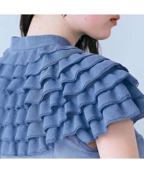 Rose Tiara / ローズティアラ シャツ・ブラウス | フリルギャザーショルダーブラウス | 詳細10