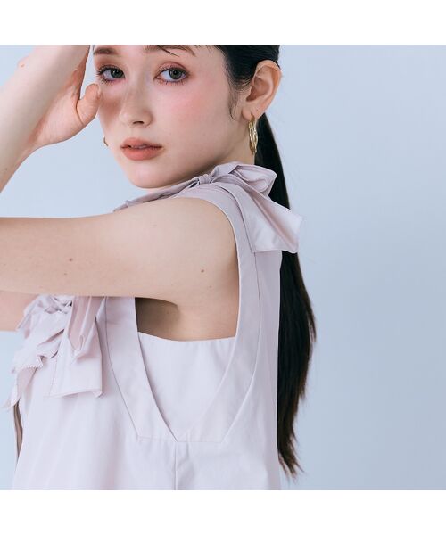 Rose Tiara / ローズティアラ シャツ・ブラウス | リボンノースリーブブラウス | 詳細4