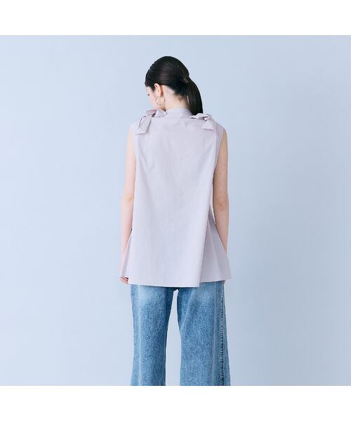 Rose Tiara / ローズティアラ シャツ・ブラウス | リボンノースリーブブラウス | 詳細6