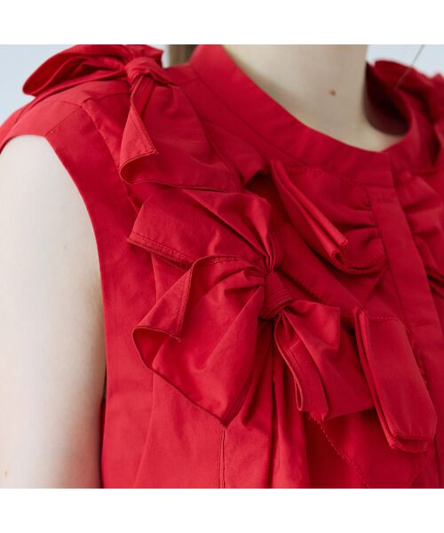 Rose Tiara / ローズティアラ シャツ・ブラウス | リボンノースリーブブラウス | 詳細15