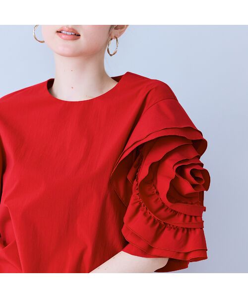 Rose Tiara / ローズティアラ シャツ・ブラウス | ローズスリーブブラウス | 詳細6