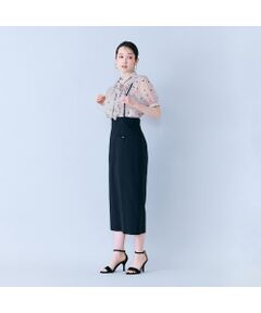 Rose Tiara / ローズティアラ ミニ・ひざ丈スカート | ショルダーストラップ付きタイトスカート