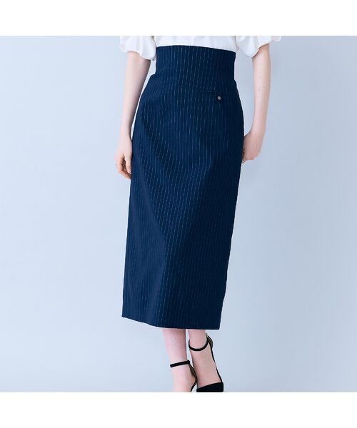 Rose Tiara / ローズティアラ ミニ・ひざ丈スカート | ショルダーストラップ付きタイトスカート | 詳細1