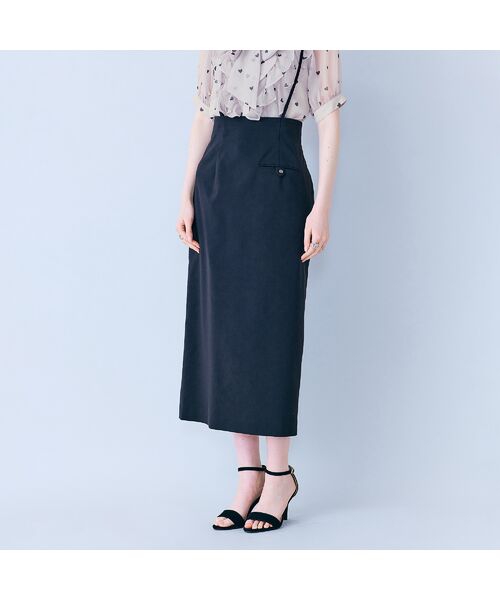 Rose Tiara / ローズティアラ ミニ・ひざ丈スカート | ショルダーストラップ付きタイトスカート | 詳細10