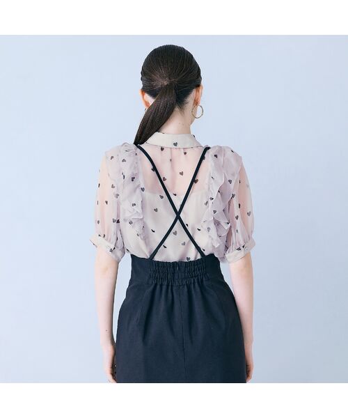 Rose Tiara / ローズティアラ ミニ・ひざ丈スカート | ショルダーストラップ付きタイトスカート | 詳細11