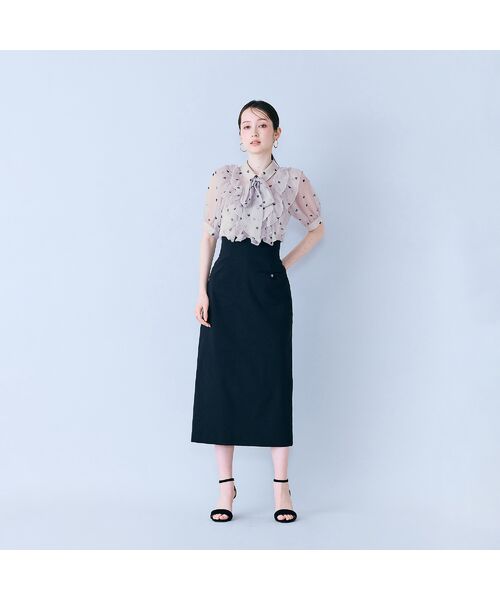 Rose Tiara / ローズティアラ ミニ・ひざ丈スカート | ショルダーストラップ付きタイトスカート | 詳細14