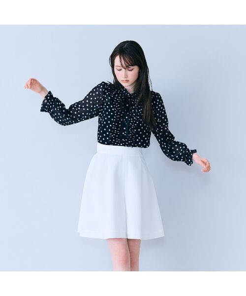 Rose Tiara / ローズティアラ ショート・ハーフ・半端丈パンツ | フレアキュロットパンツ | 詳細4