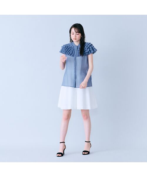 Rose Tiara / ローズティアラ ショート・ハーフ・半端丈パンツ | フレアキュロットパンツ | 詳細6