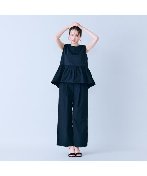 Rose Tiara / ローズティアラ その他パンツ | ワイドリラックスパンツ（ブラック）