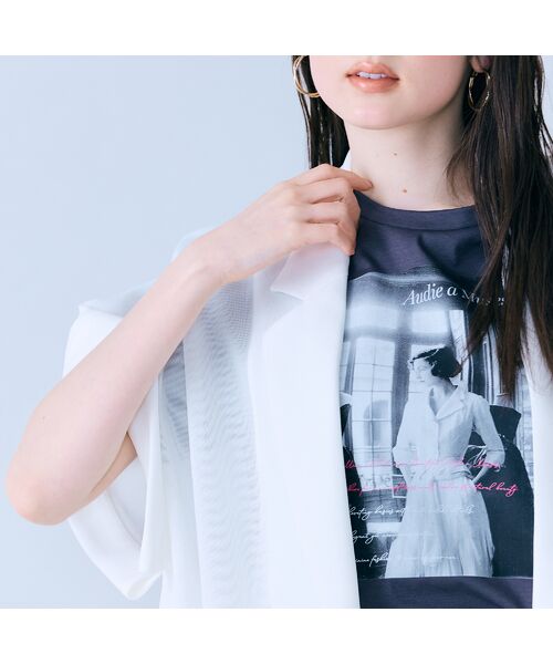 Rose Tiara / ローズティアラ テーラードジャケット | ハーフスリーブダブルシアージャケット | 詳細4