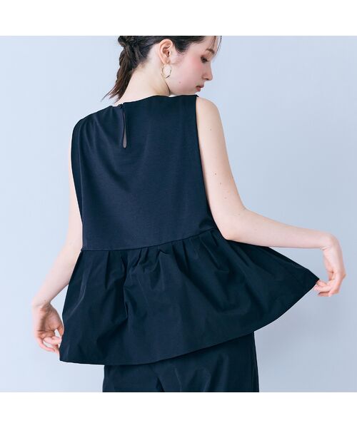 Rose Tiara / ローズティアラ カットソー | ウエスト切替ノースリーブカットソー | 詳細2