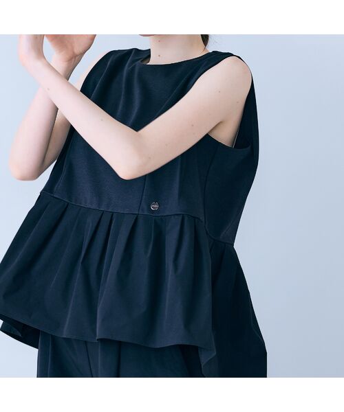 Rose Tiara / ローズティアラ カットソー | ウエスト切替ノースリーブカットソー | 詳細3