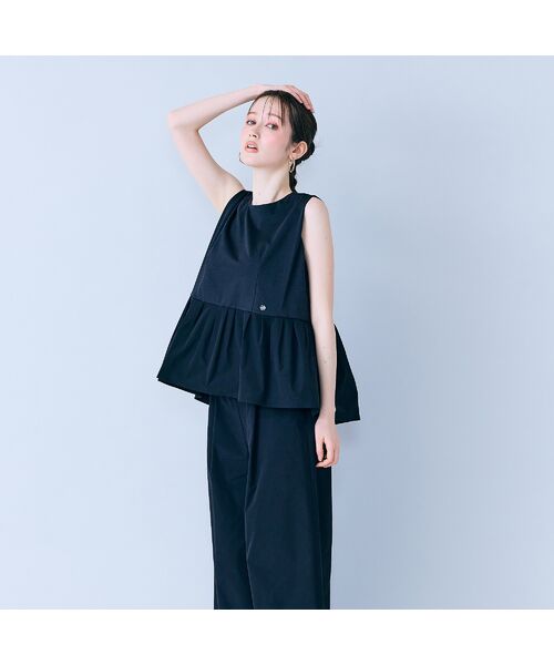 Rose Tiara / ローズティアラ カットソー | ウエスト切替ノースリーブカットソー | 詳細8