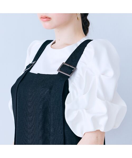 Rose Tiara / ローズティアラ カットソー | タックボリュームスリーブカットソー | 詳細4