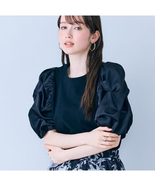 Rose Tiara / ローズティアラ カットソー | タックボリュームスリーブカットソー | 詳細7