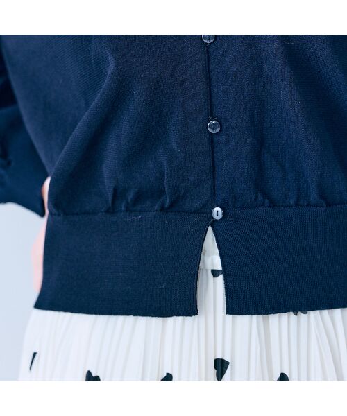 Rose Tiara / ローズティアラ ニット・セーター | ミルフィーユラッフルカラーカーディガン | 詳細9