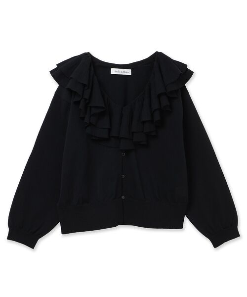 Rose Tiara / ローズティアラ ニット・セーター | ミルフィーユラッフルカラーカーディガン | 詳細17