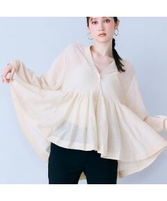 Rose Tiara / ローズティアラ カーディガン・ボレロ | シアーティアードニットカーディガン