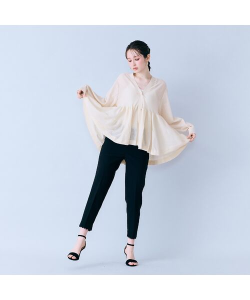 Rose Tiara / ローズティアラ カーディガン・ボレロ | シアーティアードニットカーディガン | 詳細7