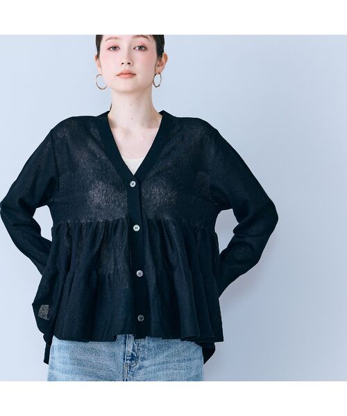 Rose Tiara / ローズティアラ カーディガン・ボレロ | シアーティアードニットカーディガン | 詳細10