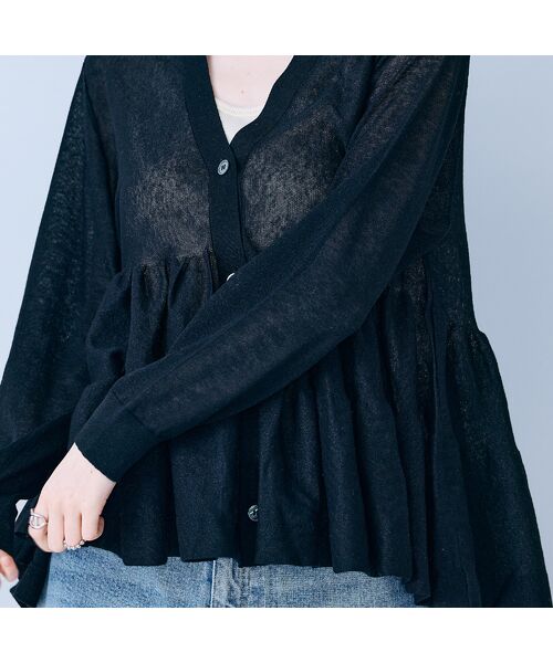 Rose Tiara / ローズティアラ カーディガン・ボレロ | シアーティアードニットカーディガン | 詳細12