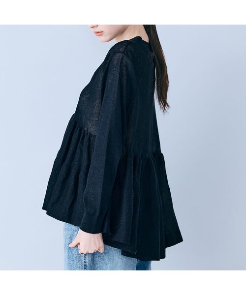 Rose Tiara / ローズティアラ カーディガン・ボレロ | シアーティアードニットカーディガン | 詳細13