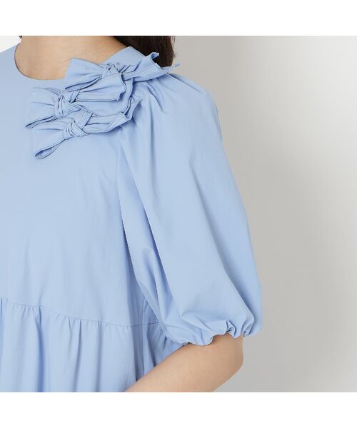 Rose Tiara / ローズティアラ ミニ丈・ひざ丈ワンピース | 【接触冷感/UVカット/遮熱】ティアードマキシワンピース | 詳細14