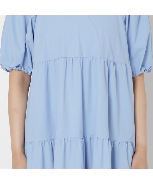 Rose Tiara / ローズティアラ ミニ丈・ひざ丈ワンピース | 【接触冷感/UVカット/遮熱】ティアードマキシワンピース | 詳細15