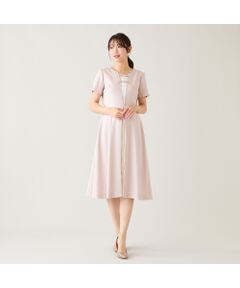 Rose Tiara / ローズティアラ ミニ丈・ひざ丈ワンピース | 【接触冷感/防シワ/イージーケア】フロントリボンワンピース
