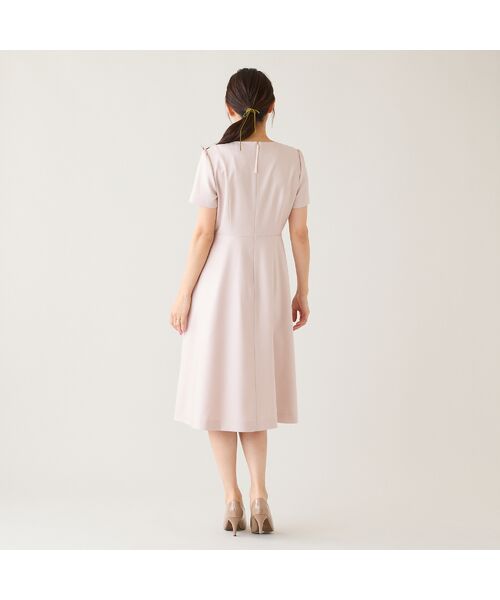 Rose Tiara / ローズティアラ ミニ丈・ひざ丈ワンピース | 【接触冷感/防シワ/イージーケア】フロントリボンワンピース | 詳細6