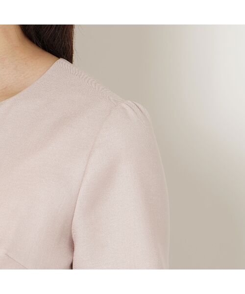 Rose Tiara / ローズティアラ ミニ丈・ひざ丈ワンピース | 【接触冷感/防シワ/イージーケア】フロントリボンワンピース | 詳細11