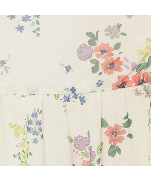 Rose Tiara / ローズティアラ ミニ丈・ひざ丈ワンピース | フラワープリントカシュクール風ワンピース | 詳細18